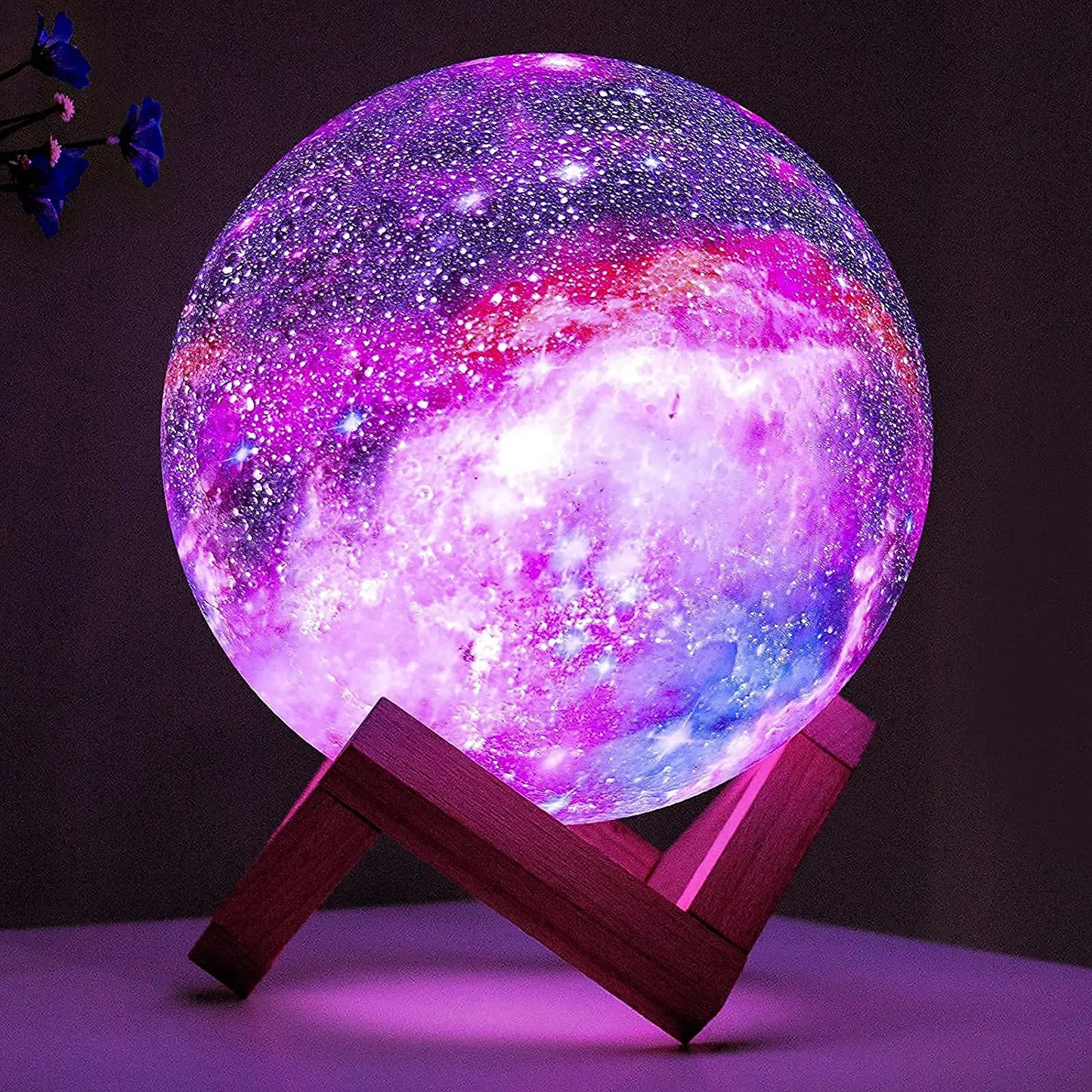 LED 3D Star Moon Lamp - Remote Control Night Light