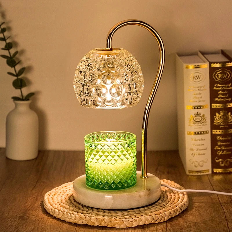 Yankee Mood Electric Wax Warmer - Modern Marble Lamp