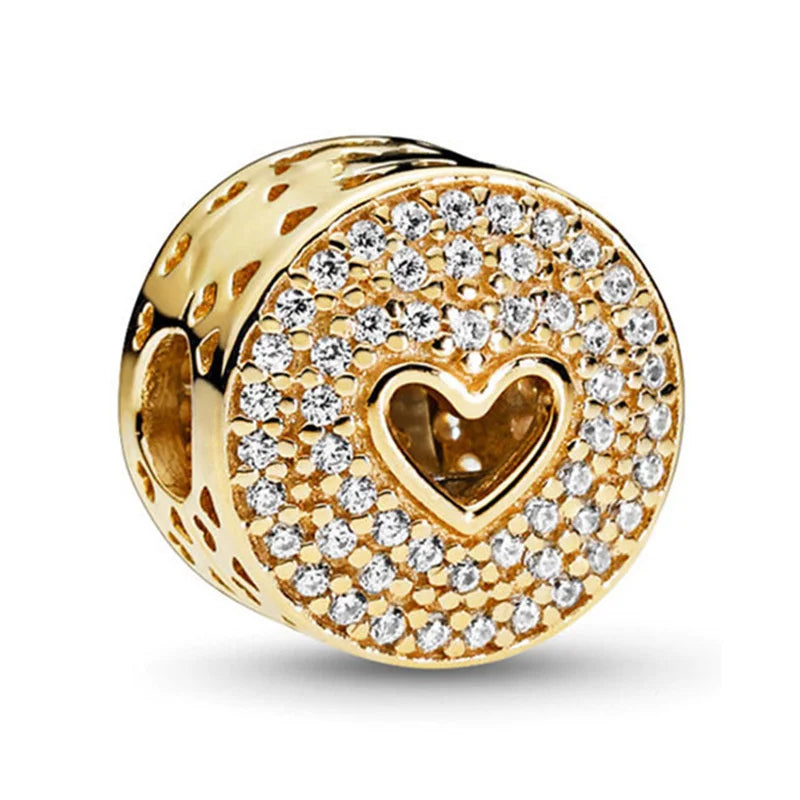 Gold Plated Heart Pendants: DIY Jewelry Festival Gift