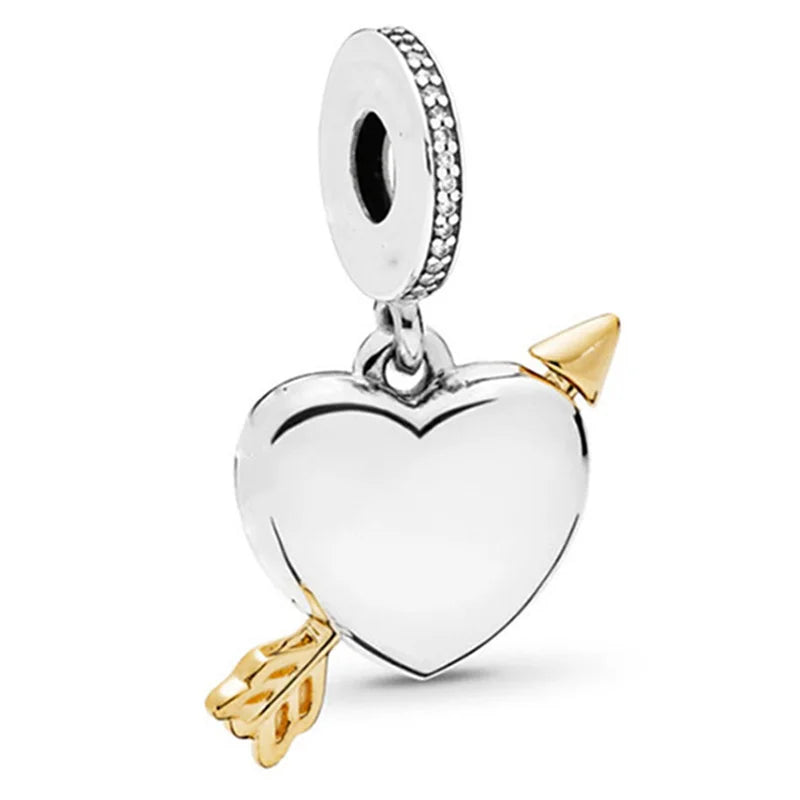 Gold Plated Heart Pendants: DIY Jewelry Festival Gift
