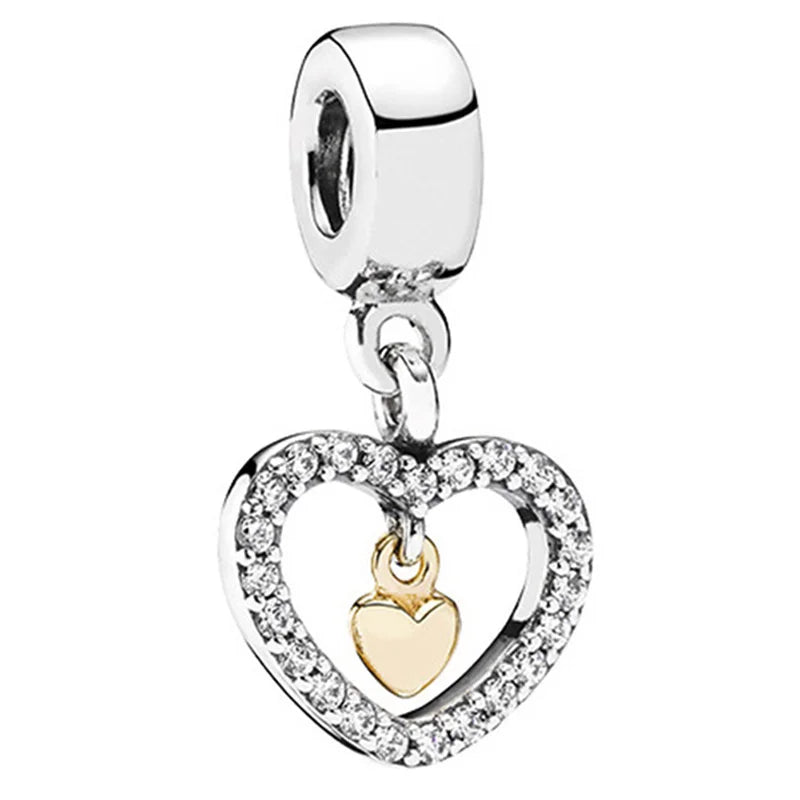 Gold Plated Heart Pendants: DIY Jewelry Festival Gift