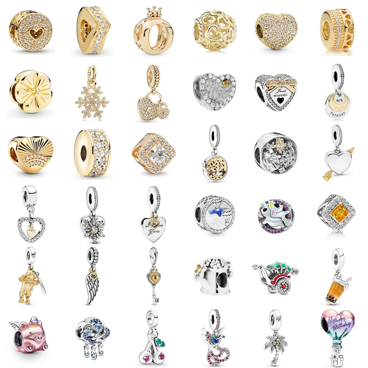 Gold Plated Heart Pendants: DIY Jewelry Festival Gift