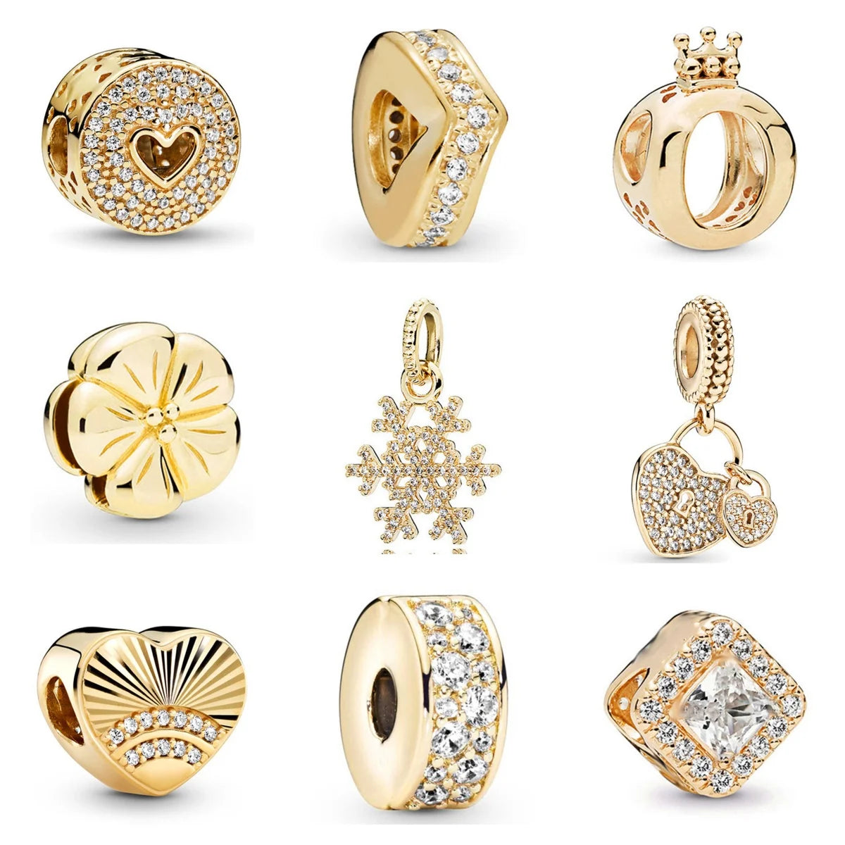 Gold Plated Heart Pendants: DIY Jewelry Festival Gift